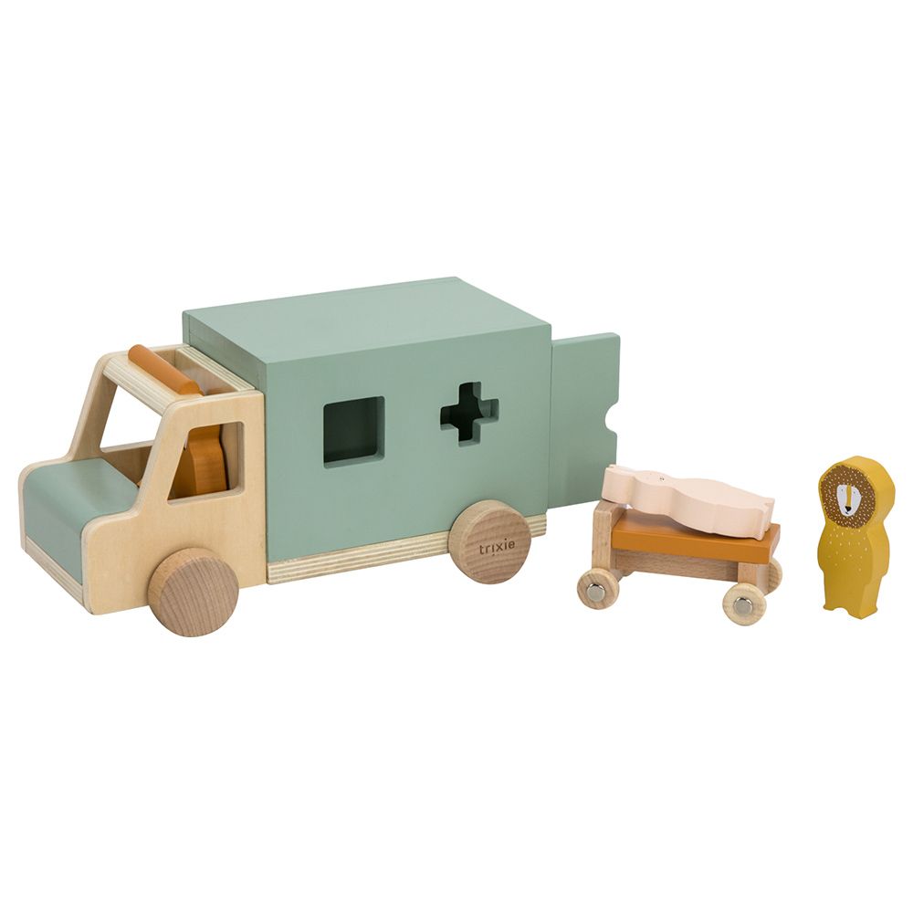 Trixie - Wooden Ambulance - Green