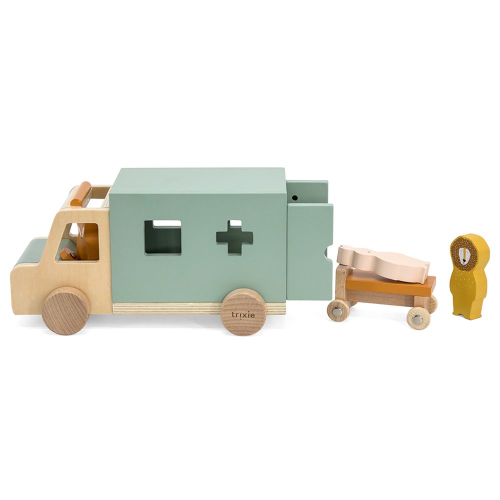 Trixie - Wooden Ambulance - Green