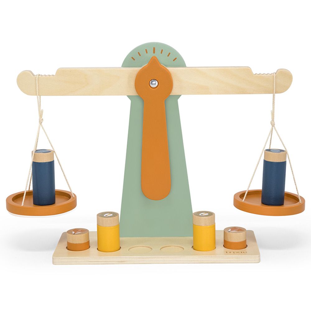 Trixie - Wooden Scale With 6 Weights