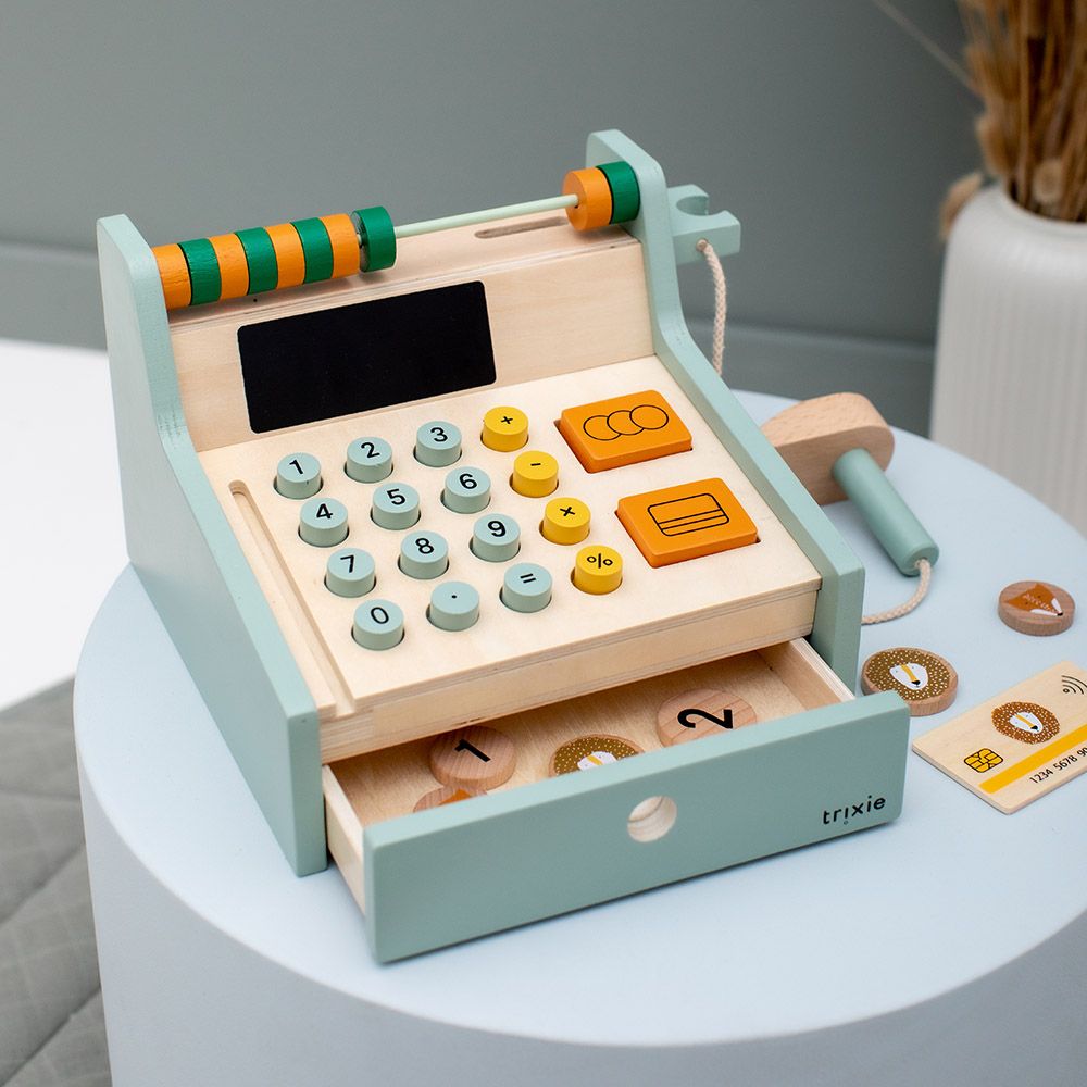 Trixie - Wooden Cash Register With Accessories