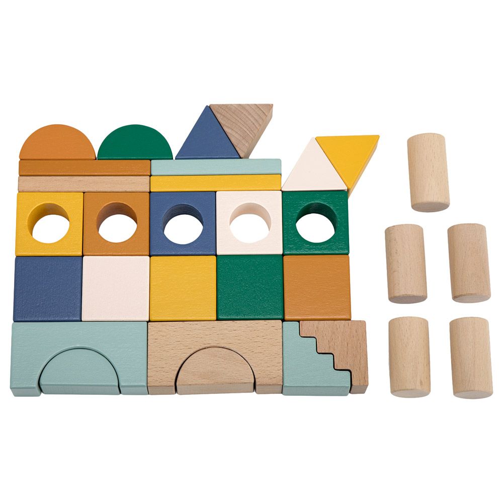 Trixie - Wooden Block City - 31Pcs