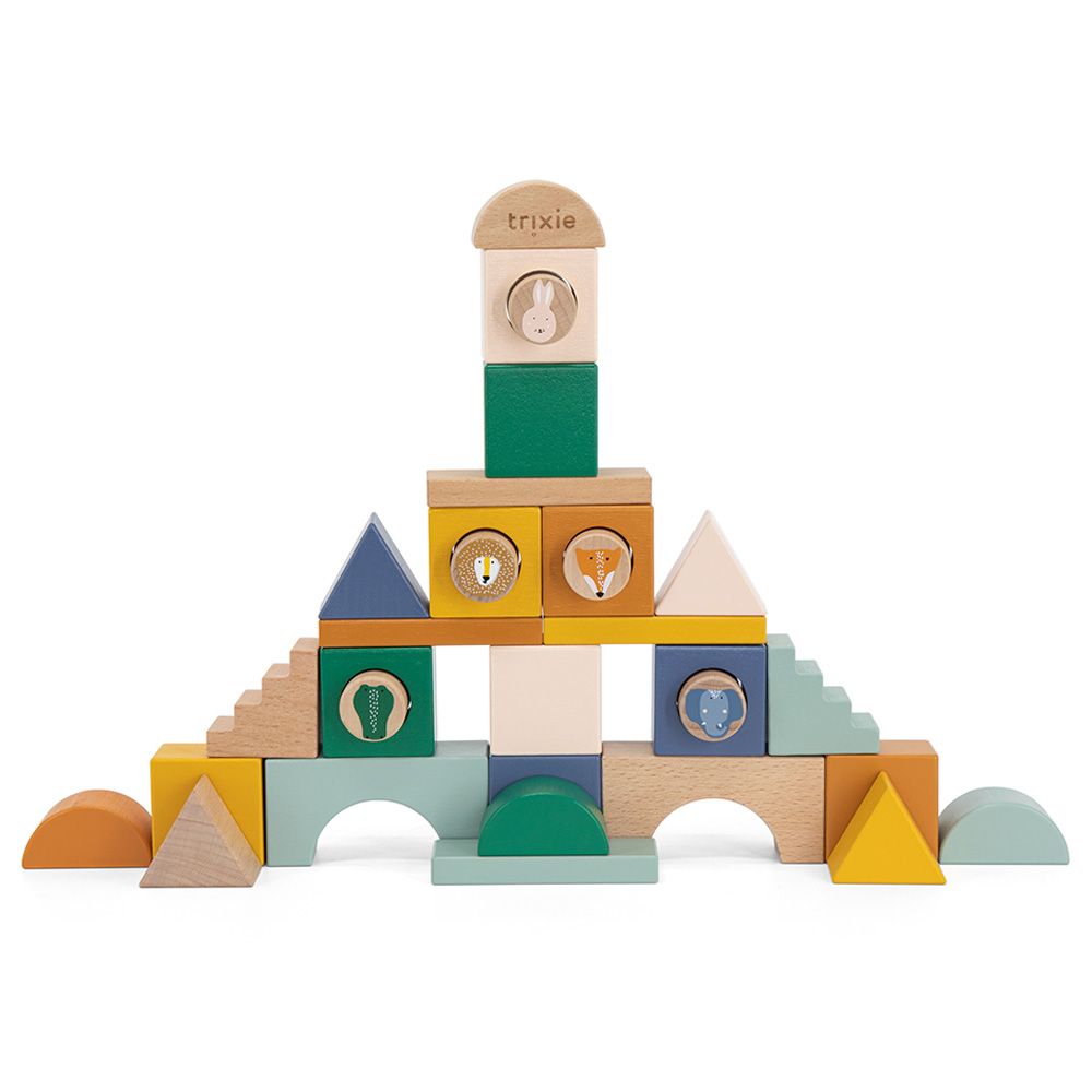 Trixie - Wooden Block City - 31Pcs