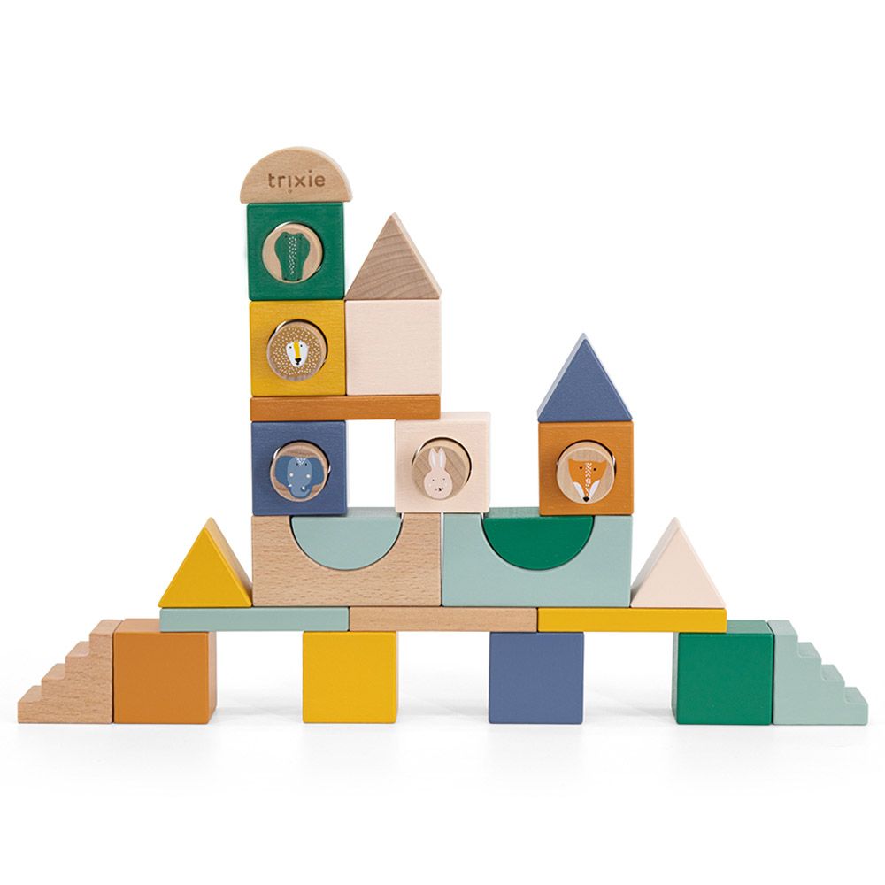 Trixie - Wooden Block City - 31Pcs