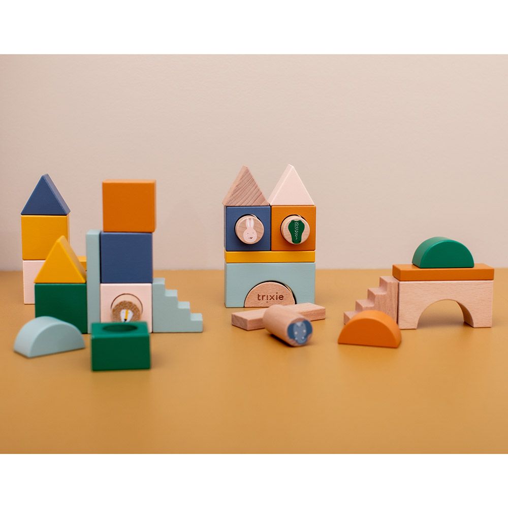 Trixie - Wooden Block City - 31Pcs