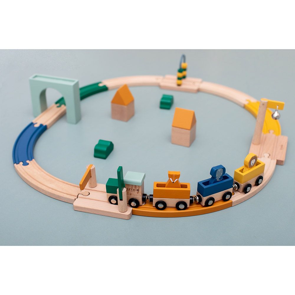 Trixie - Wooden Train Railway Set