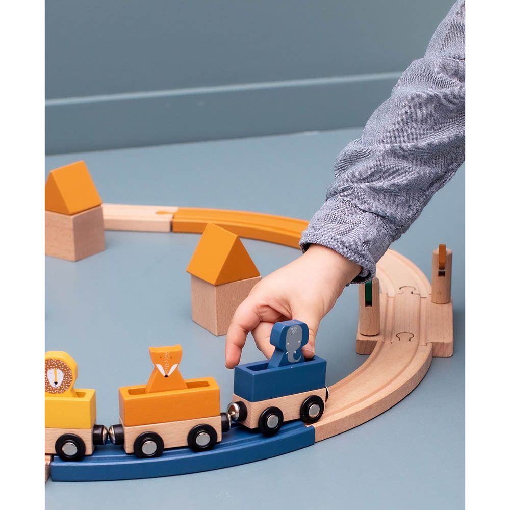 Trixie - Wooden Train Railway Set