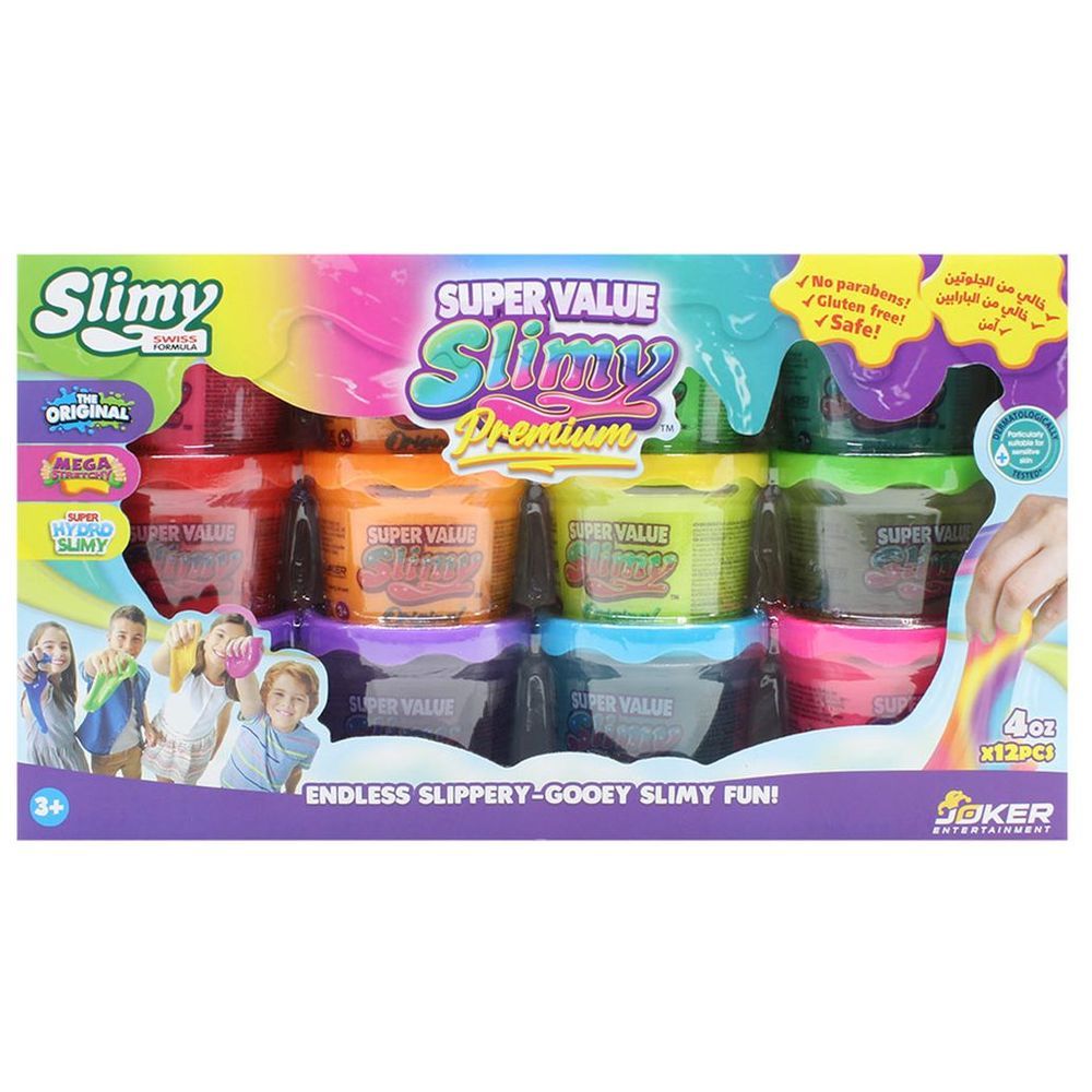 Slimy - Slime Super Value Premium Pack - 112 g - 12pcs