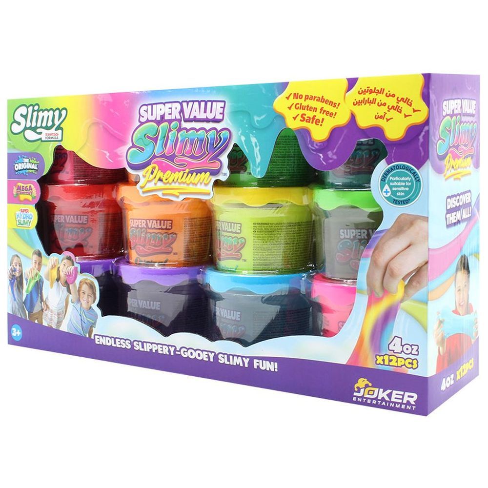 Slimy - Slime Super Value Premium Pack - 112 g - 12pcs