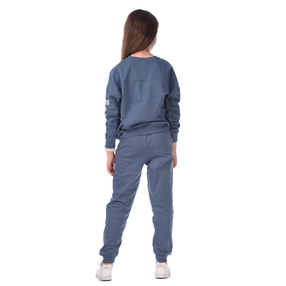 Victor and Jane - Girls Co-ords Set - Blue - 2 Pcs