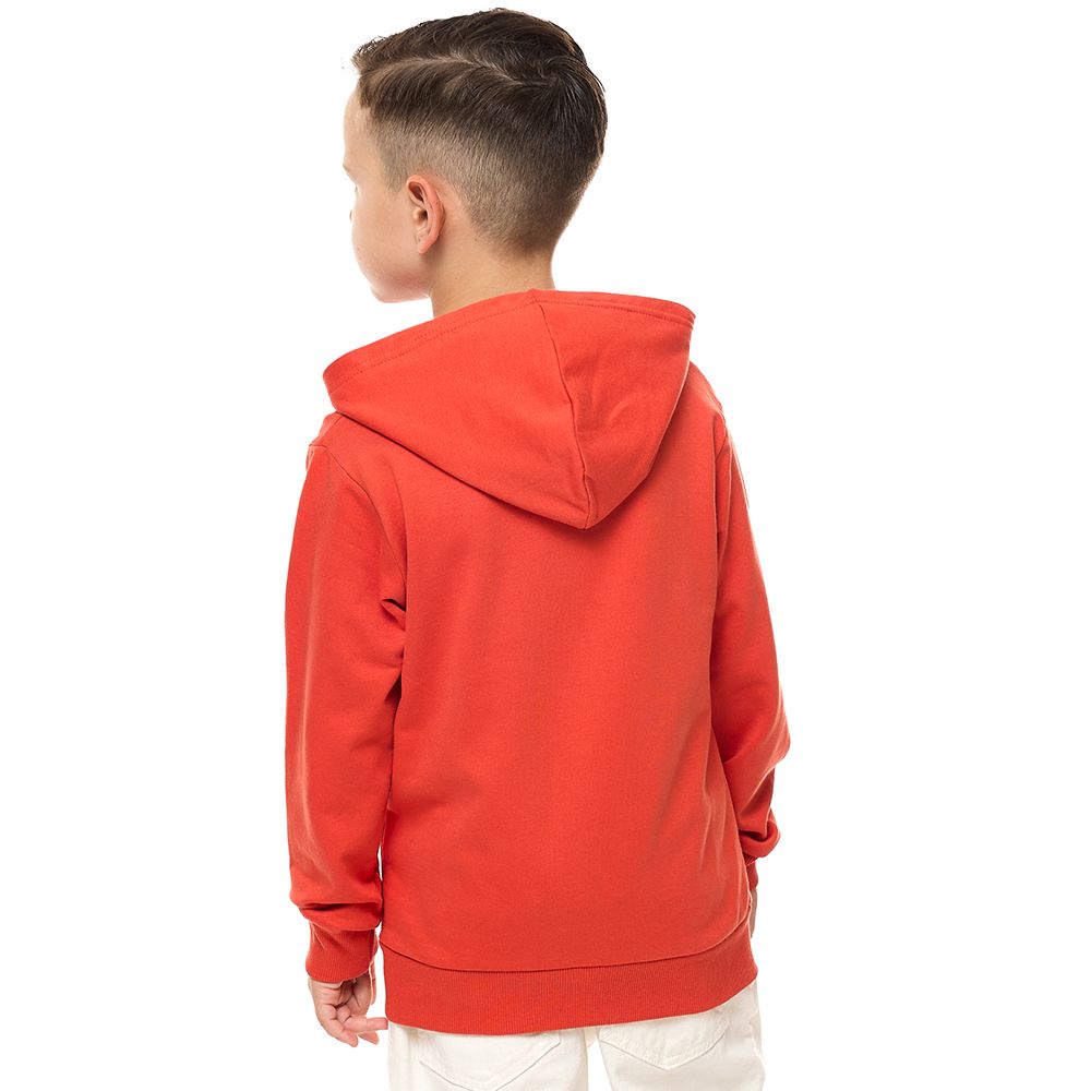 Victor and Jane - Boys' Cotton Hoodie - Orange