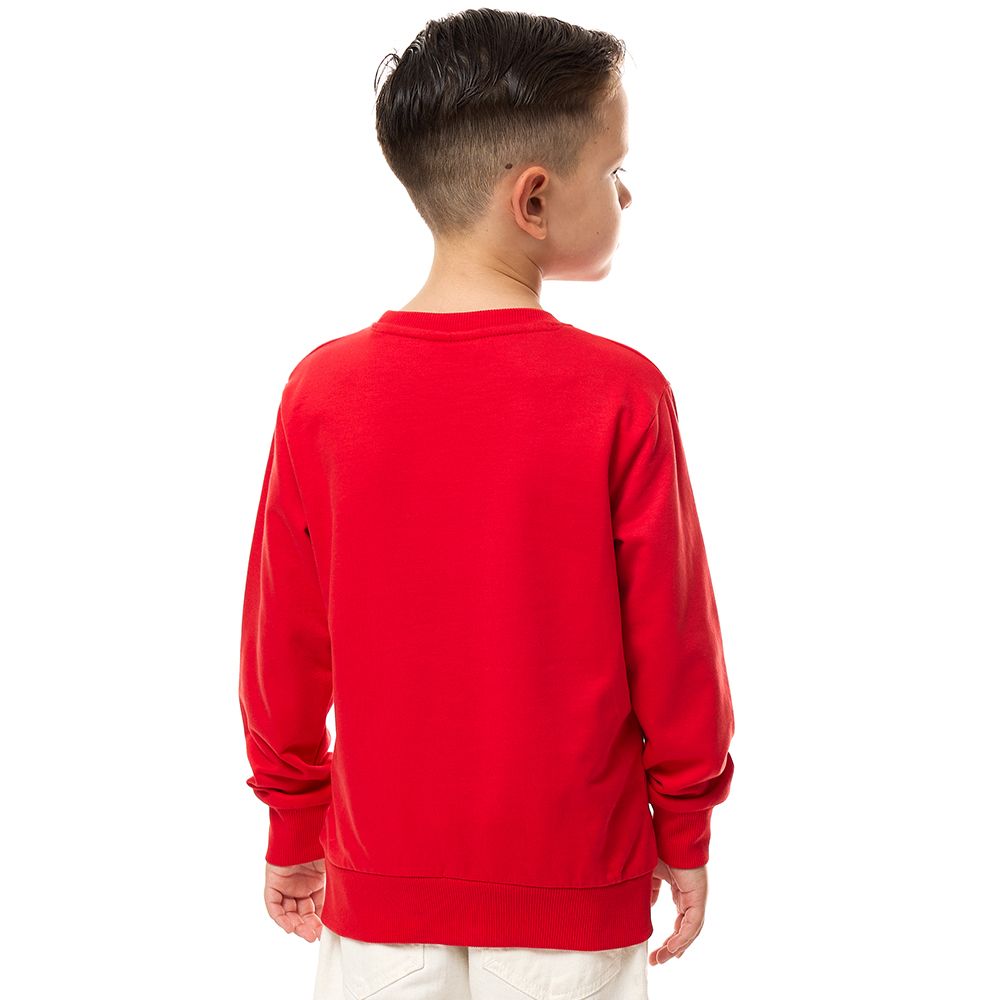 Victor and Jane - Boys' Sweatshirt - Red