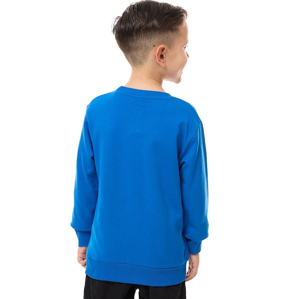 Victor and Jane - Boys' Printed Sweatshirt - Royal Blue