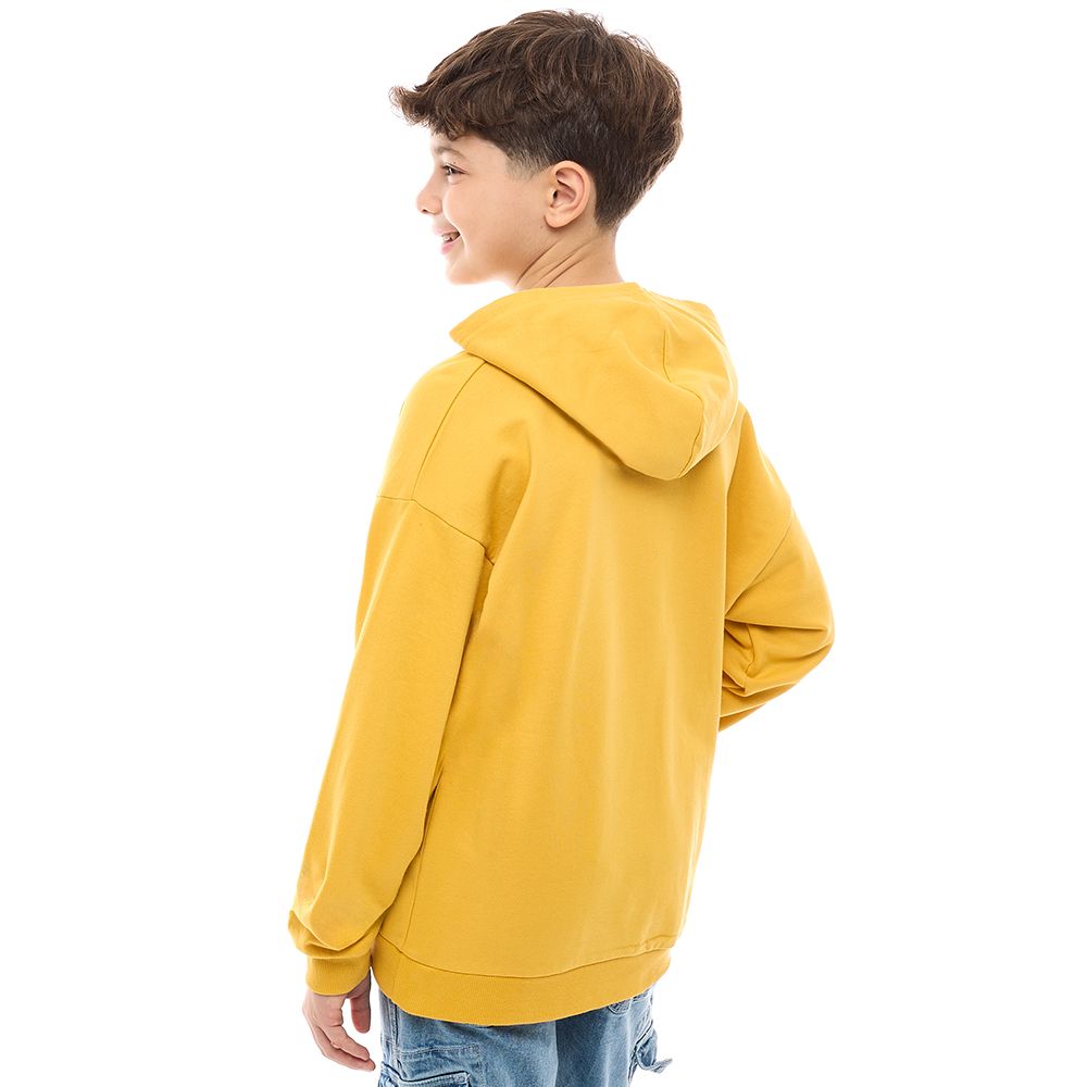 Victor and Jane - Boys' Hoodie Unlimited - Mustard