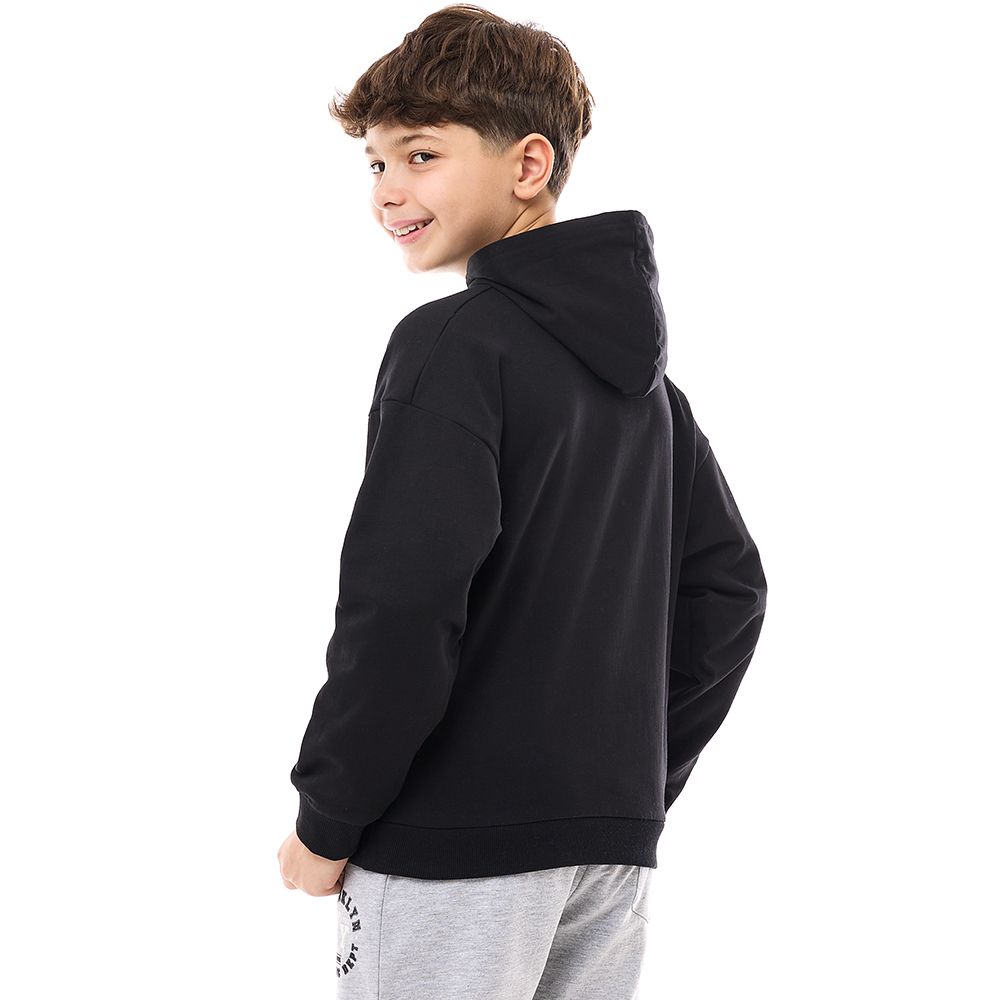 Victor and Jane - Boys' Hoodie System Error - Black