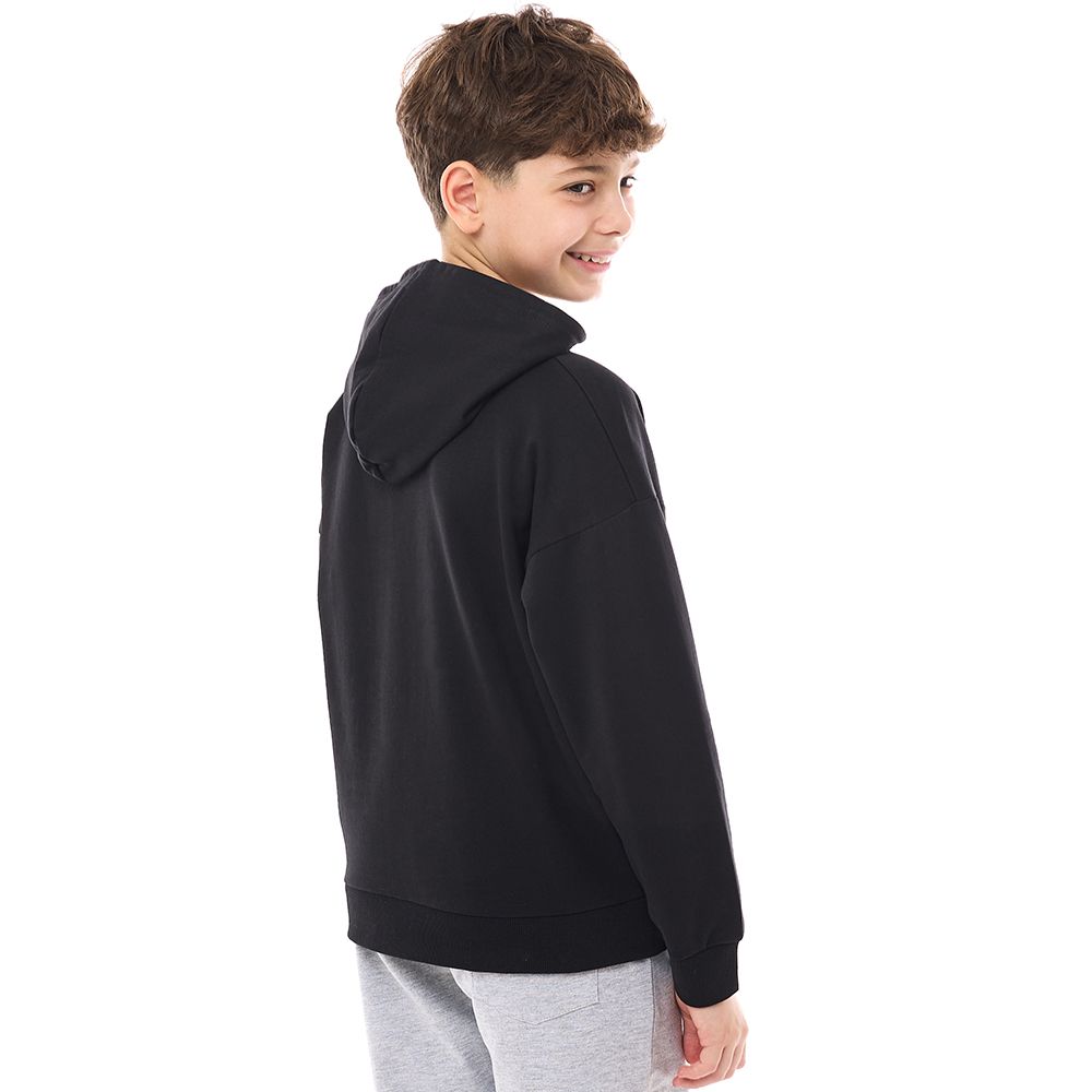 Victor and Jane - Boys' Hoodie Winner - Black