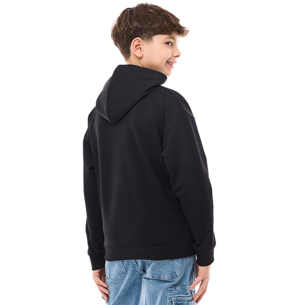 Victor and Jane - Boys' Hoodie Overload - Black