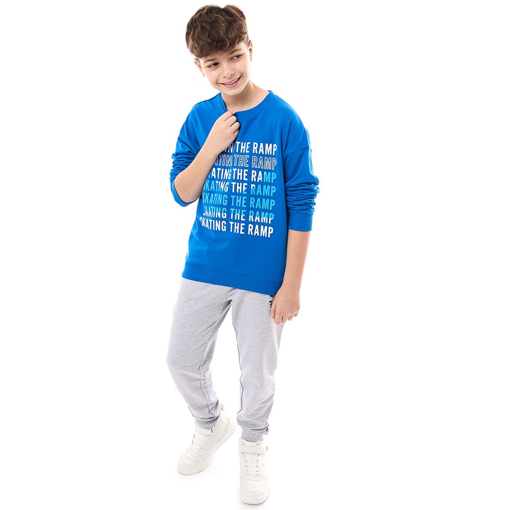 Victor and Jane - Boys' Sweatshirt - Royal Blue