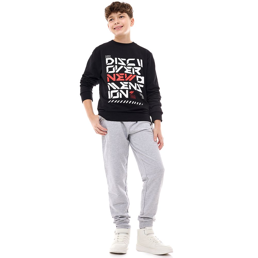 Victor and Jane - Boys' Sweatshirt New Dimension - Black