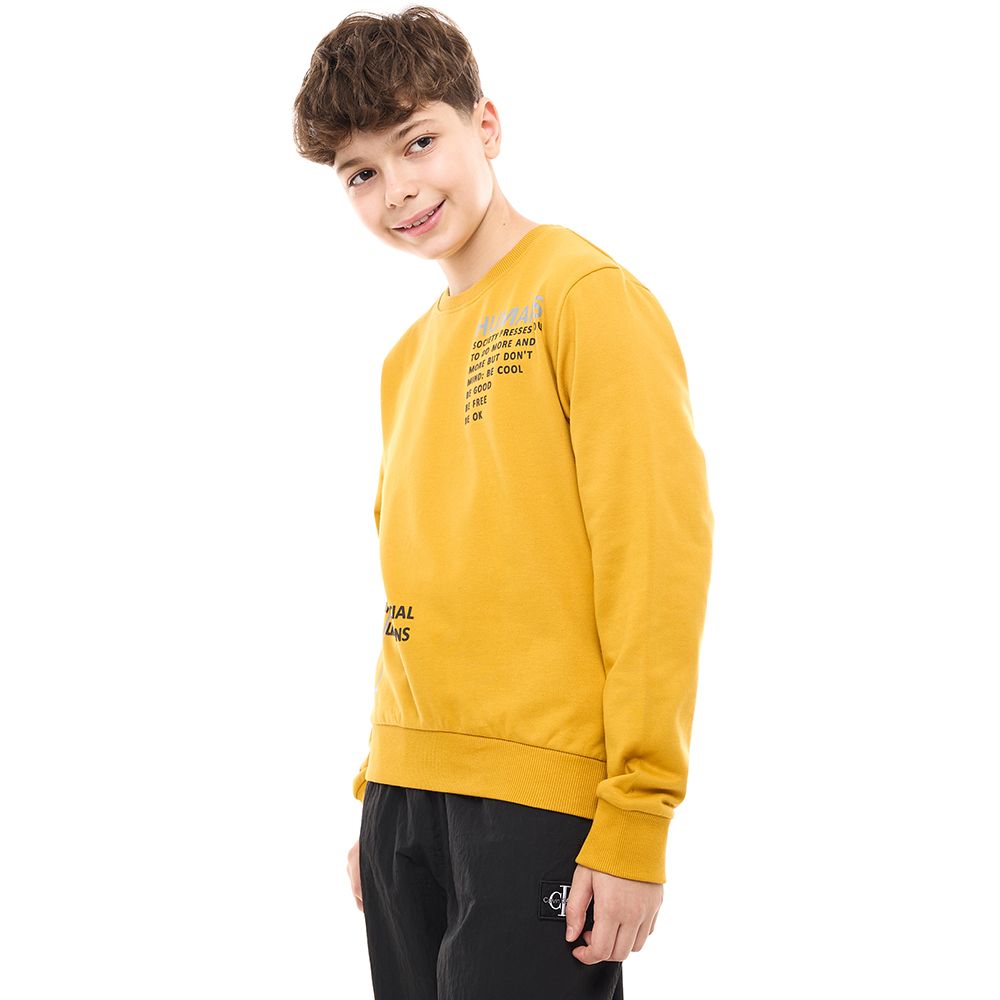 Victor and Jane - Boys' Sweatshirt - Mustard