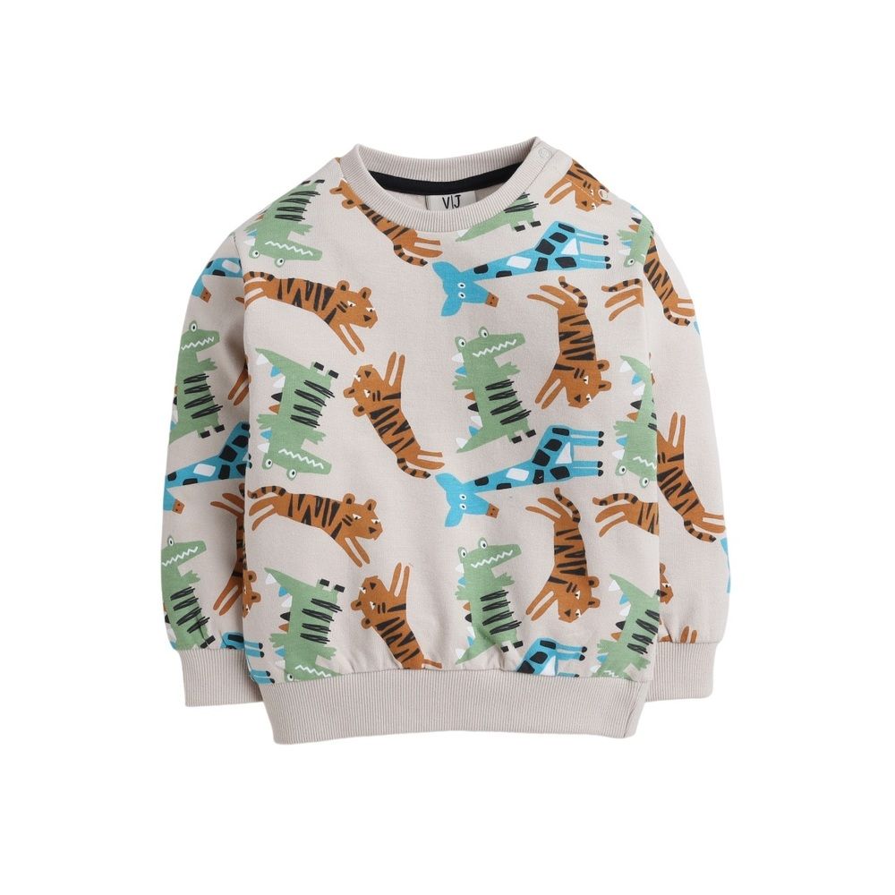 Victor and Jane - 2pc-Set - Boys' Printed Sweatshirt And Joggers