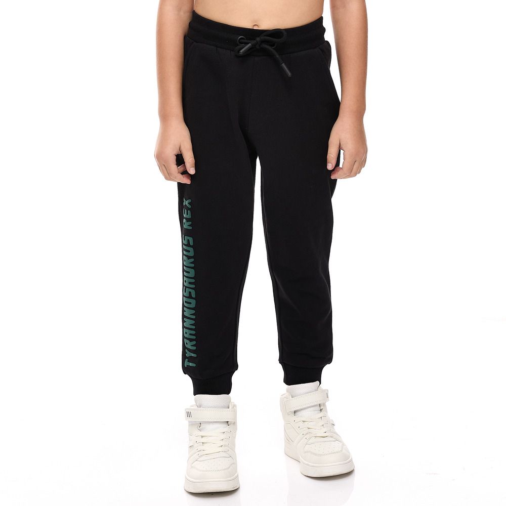 Victor and Jane - 2pc-Set - Cotton Sweatshirt And Joggers - Dark Green/Black