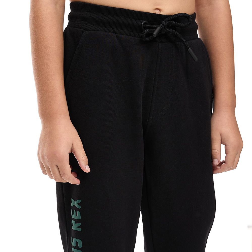 Victor and Jane - 2pc-Set - Cotton Sweatshirt And Joggers - Dark Green/Black