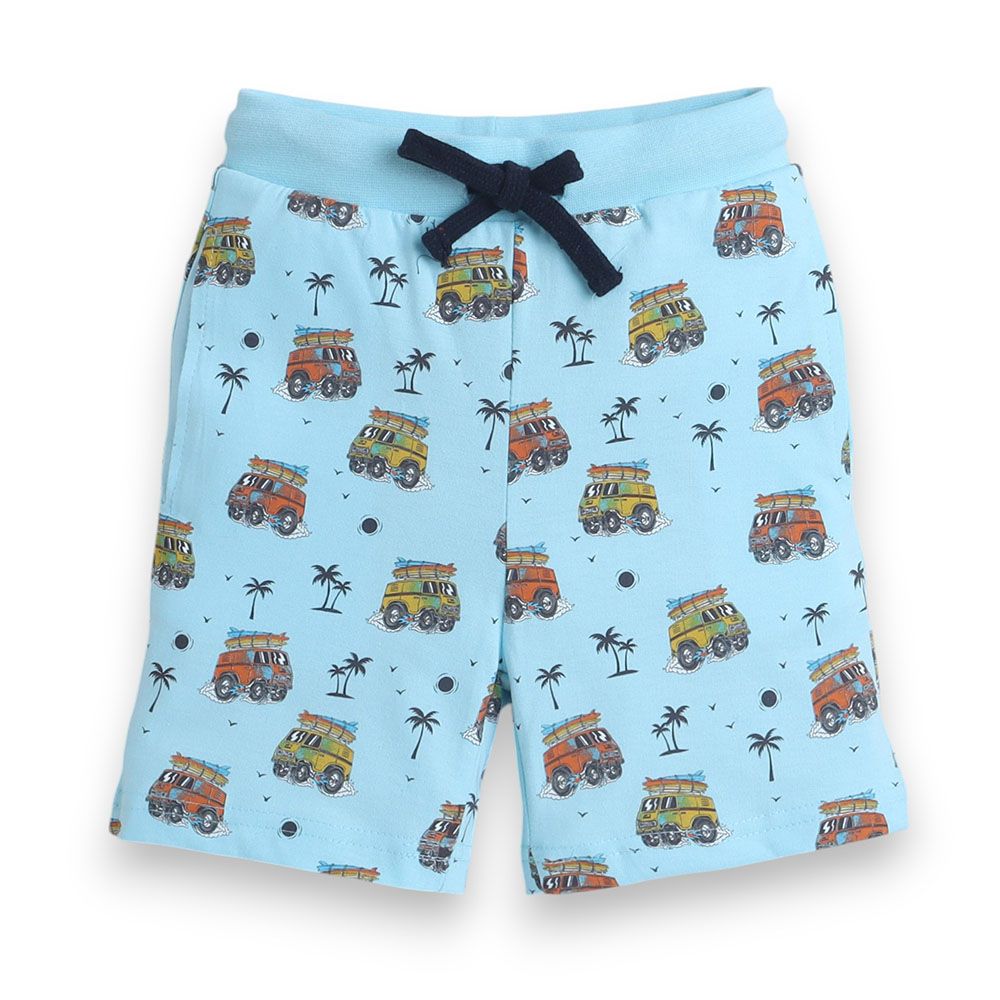 Victor And Jane - 2pc-Set - Boy's Printed Pyjama T-Shirt & Shorts - Unlimited Adventure