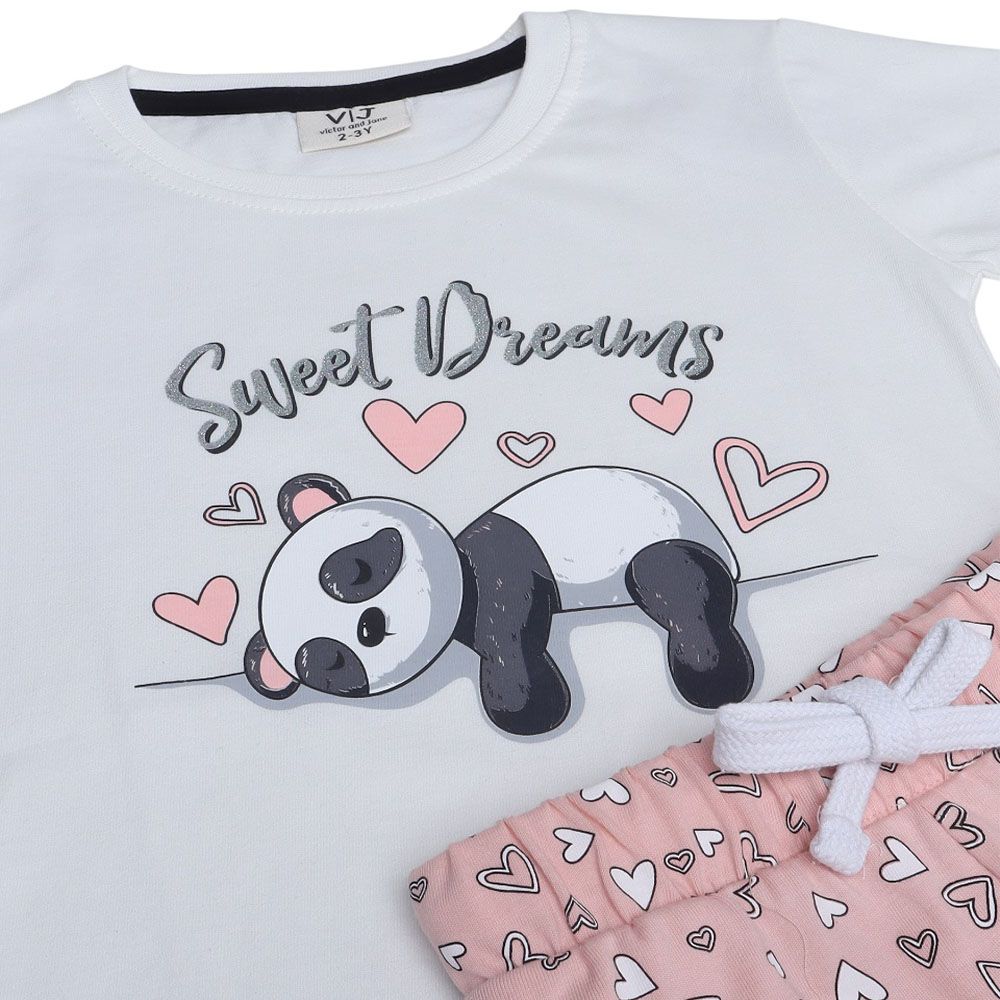 Victor and Jane - Sweet Dreams Printed Girls Pyjama Set