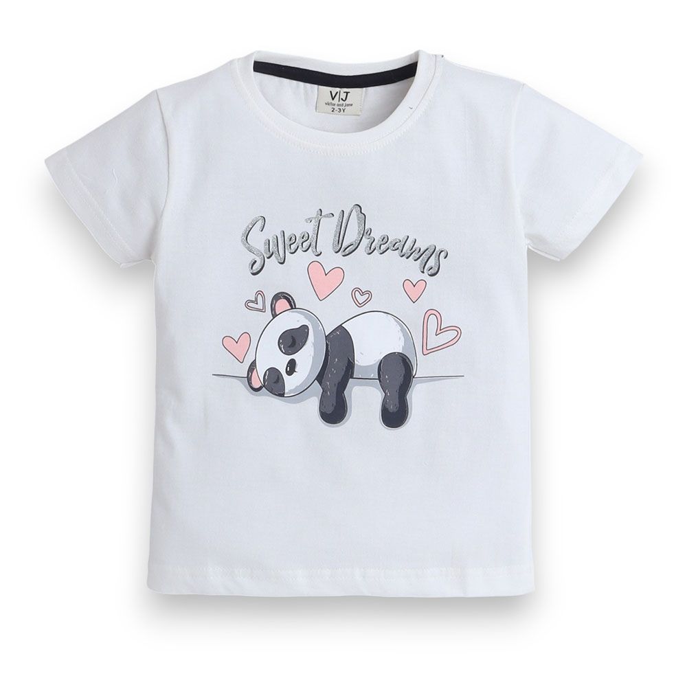 Victor and Jane - Sweet Dreams Printed Girls Pyjama Set