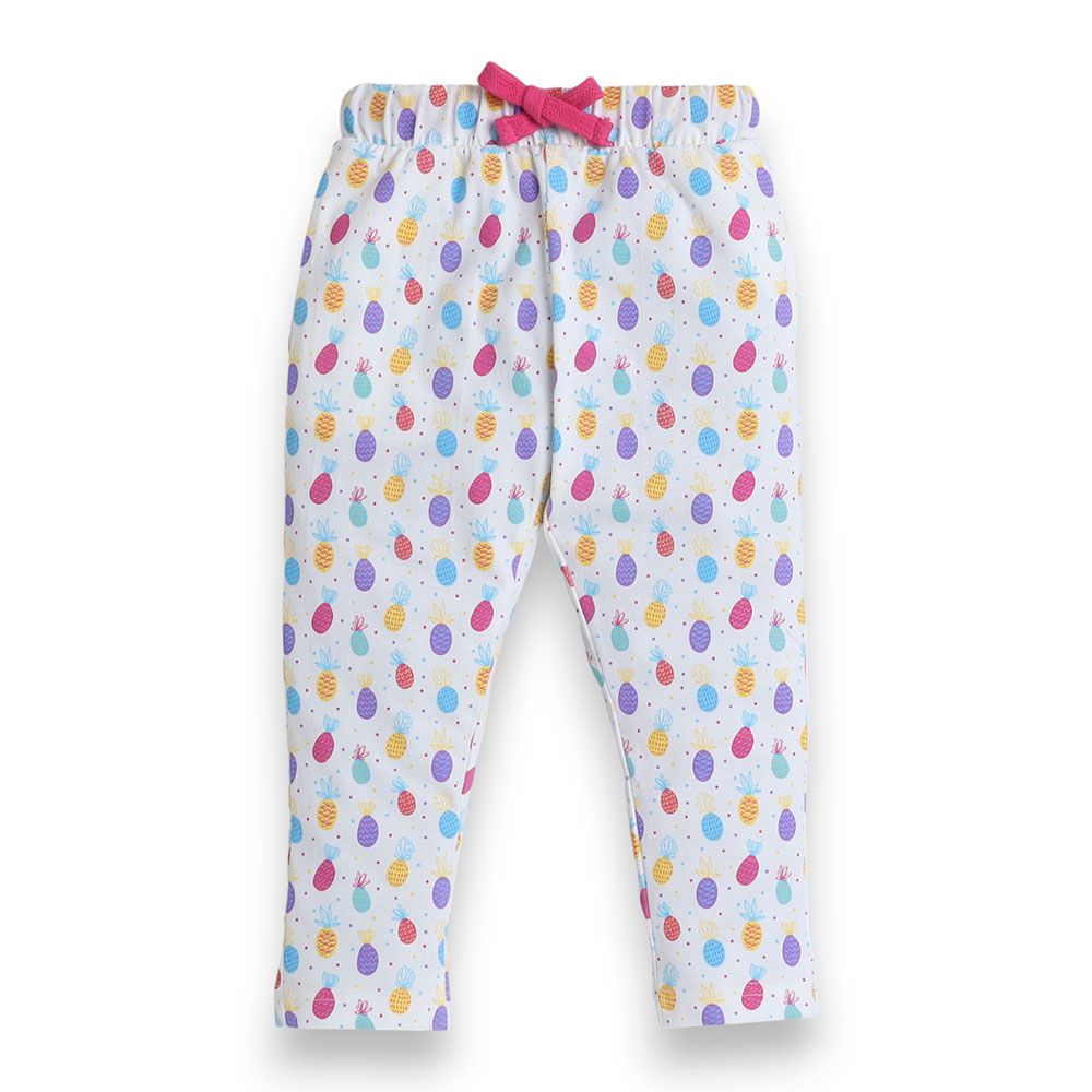 Victor and Jane - Printed Girls Pyjama Set - Pink