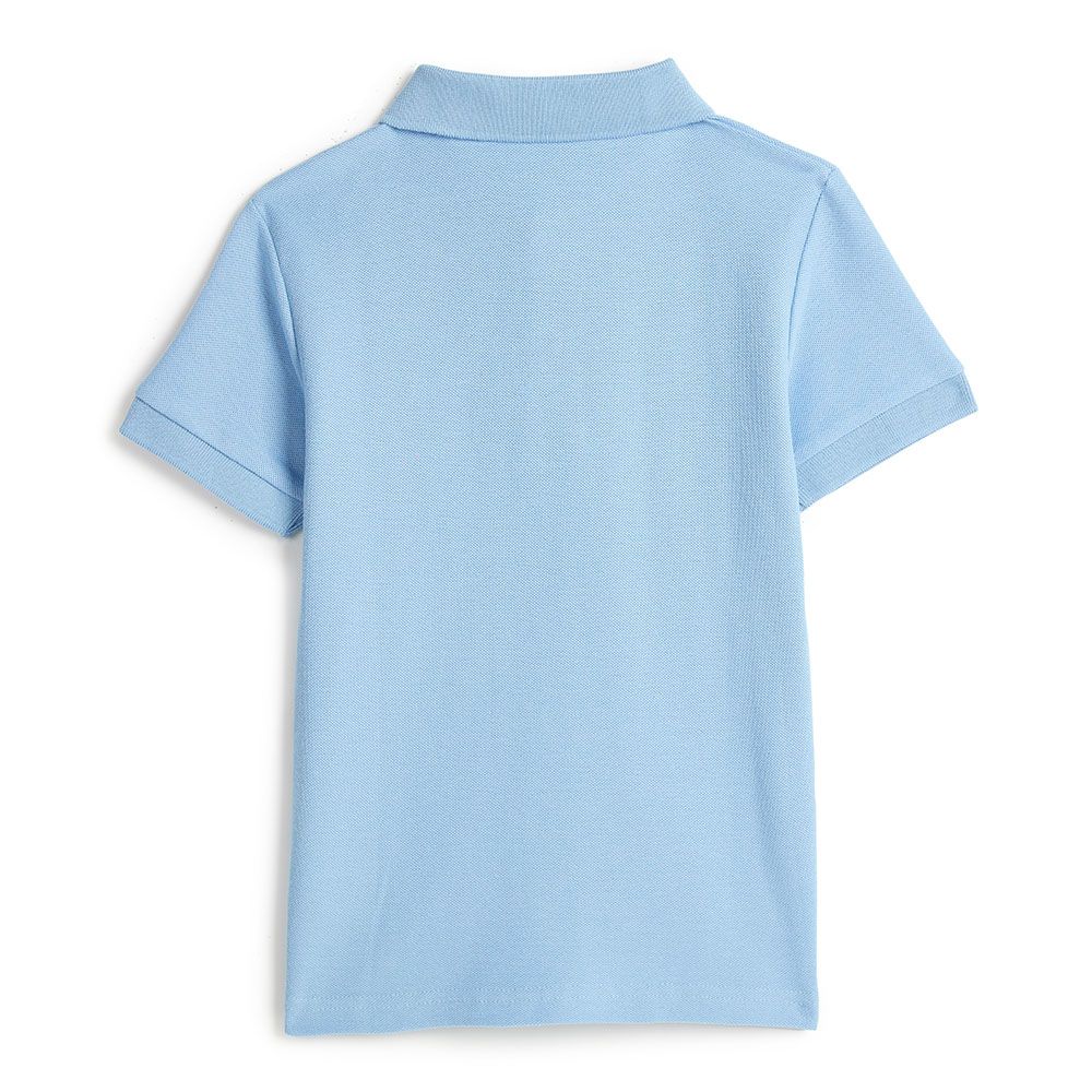 Victor And Jane - Boy's Short Sleeves Polo T-Shirt - Powder Blue