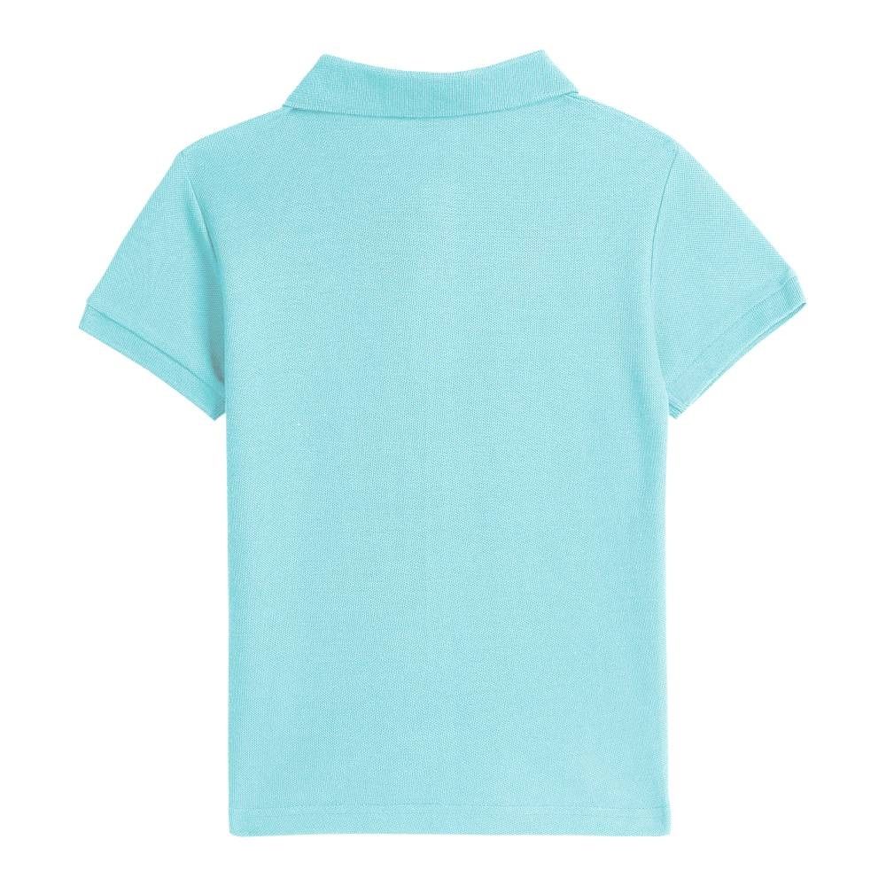 Victor And Jane - Boy's Short Sleeves Polo T-Shirt - Light Blue