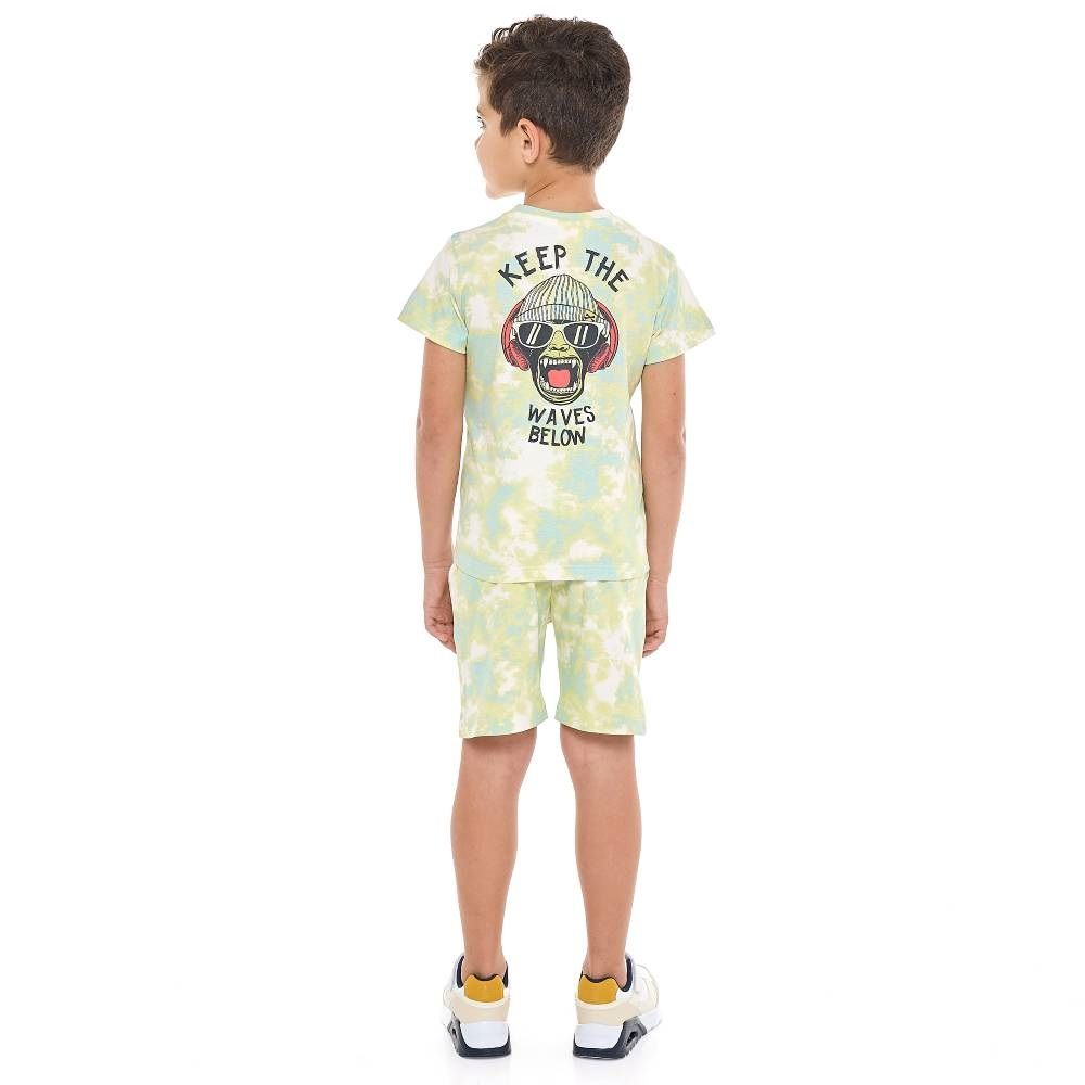 Victor and Jane - Boys' 2pc Set Keep The Waves - Light Green