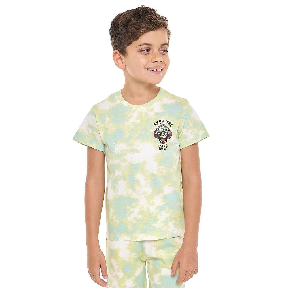 Victor and Jane - Boys' 2pc Set Keep The Waves - Light Green