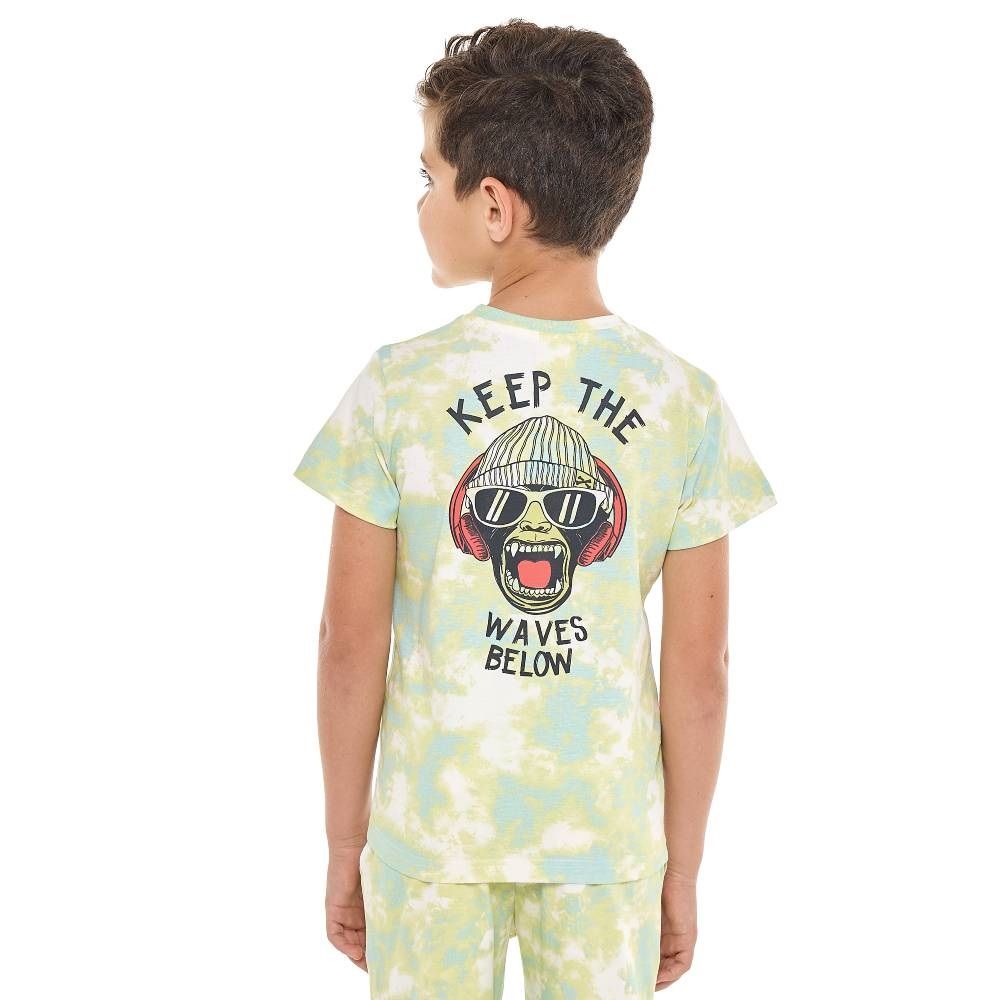 Victor and Jane - Boys' 2pc Set Keep The Waves - Light Green