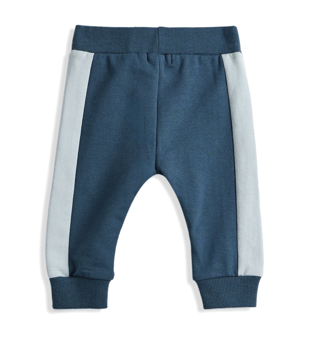 Dirkje - 2pc-Set - Hooded T-Shirt And Pants - Blue