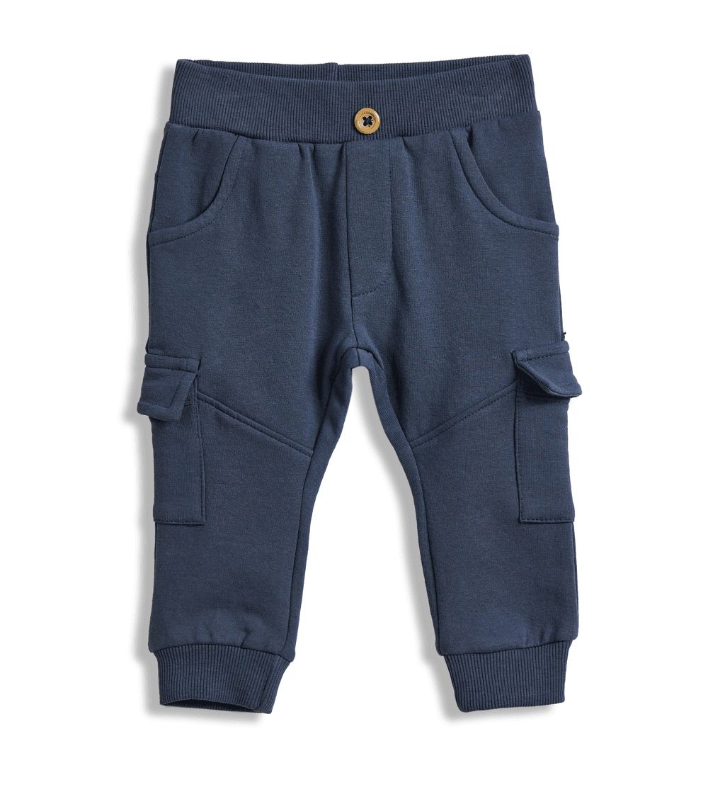 Dirkje - 2pc-Set - Hooded T-Shirt And Pants - Navy