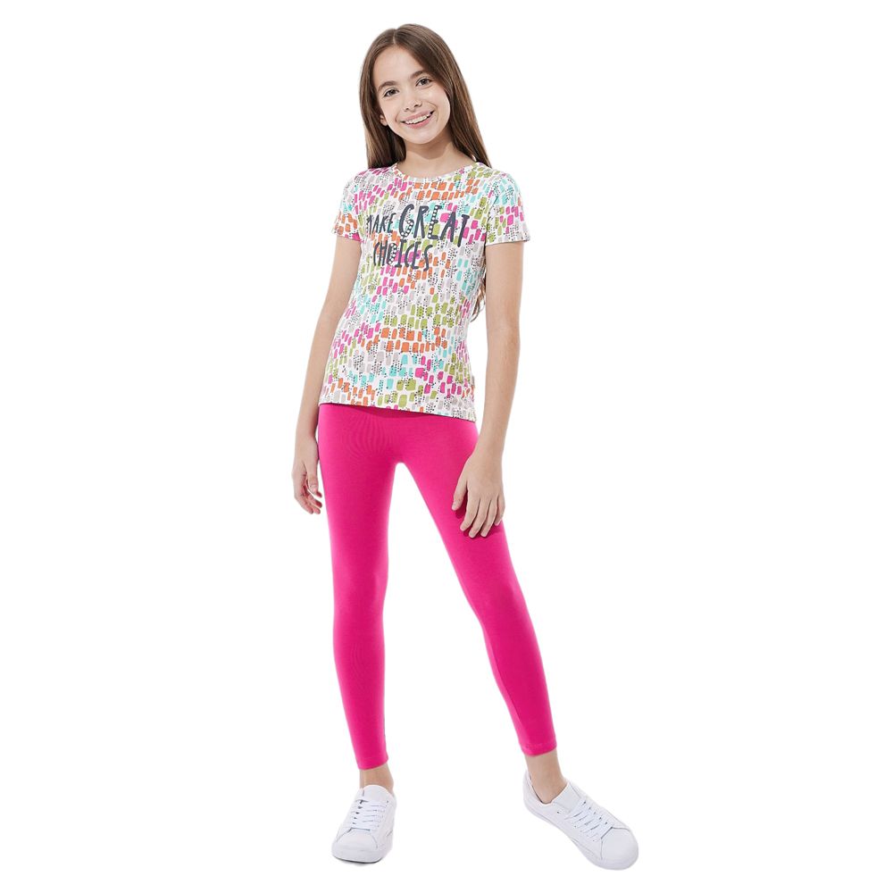 Victor and Jane - 2pc-Set - Girls Tee And Leggings