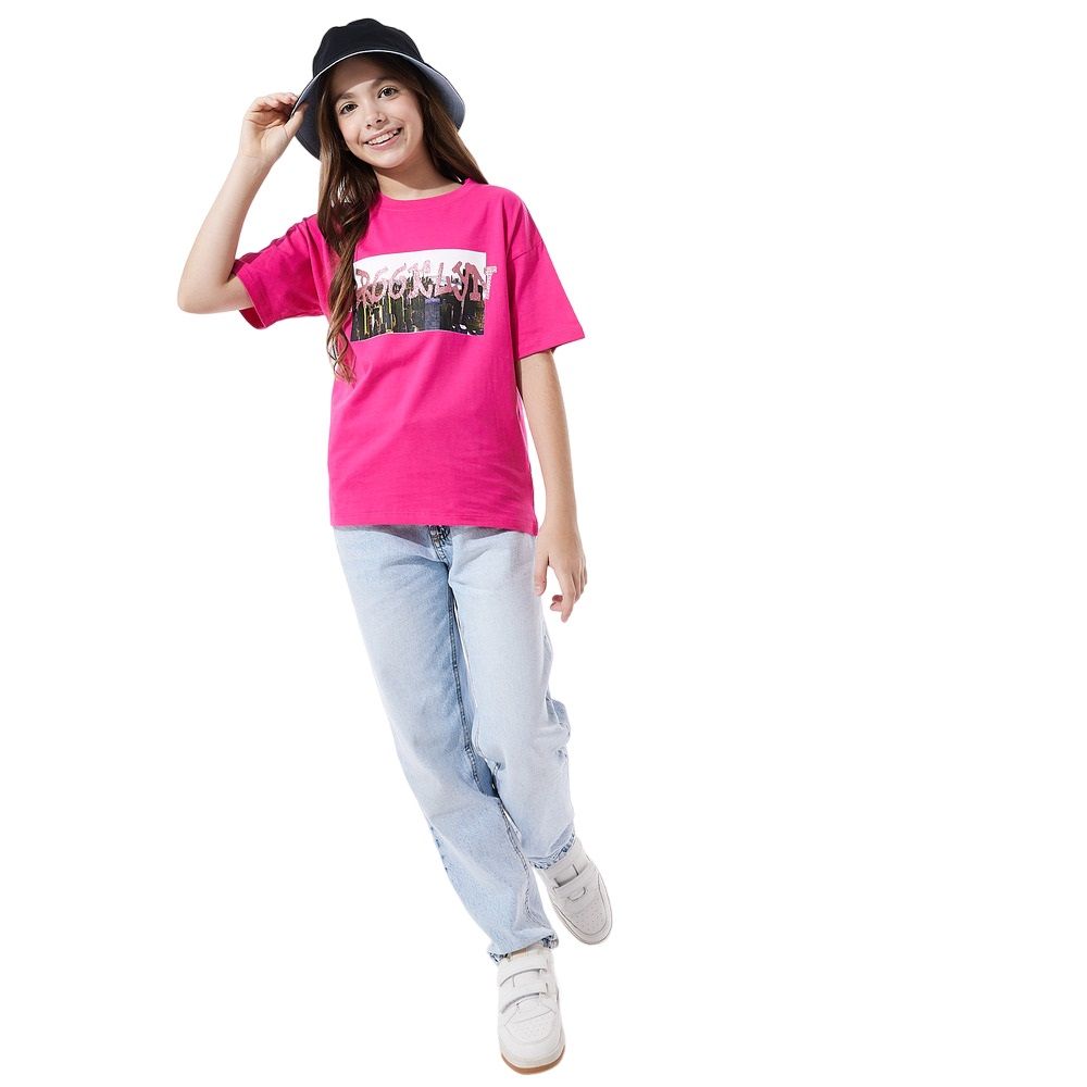 Victor and Jane - Girl's T-Shirt - Pink