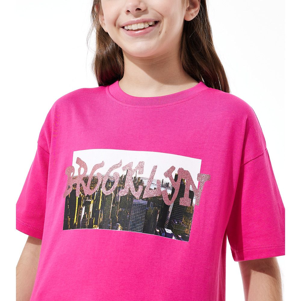 Victor and Jane - Girl's T-Shirt - Pink