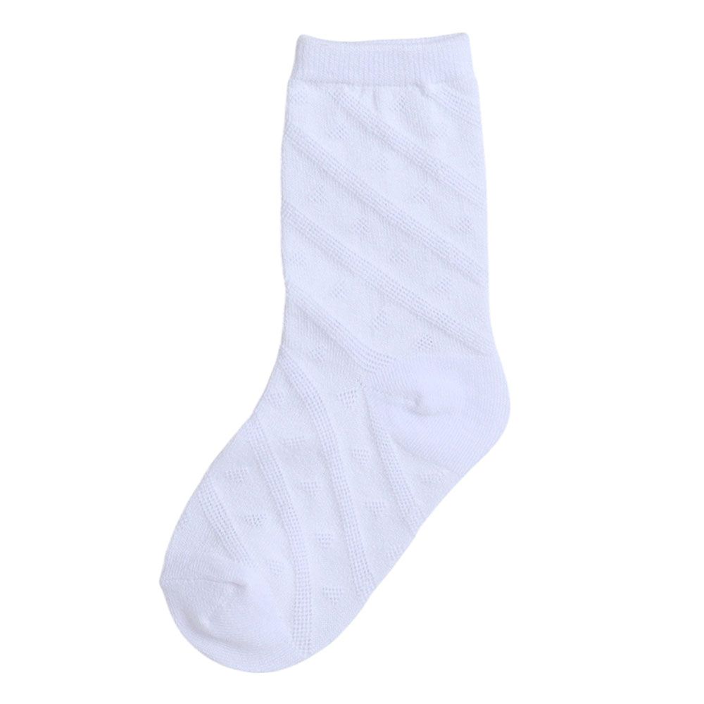 Victor And Jane - 3 Pairs Girls Socks - White