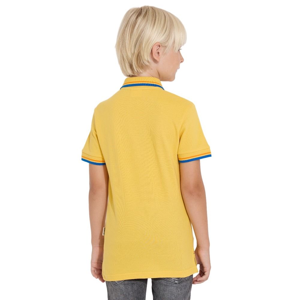 Victor and Jane - Boys' Short Sleeve Polo Shirt - Yellow