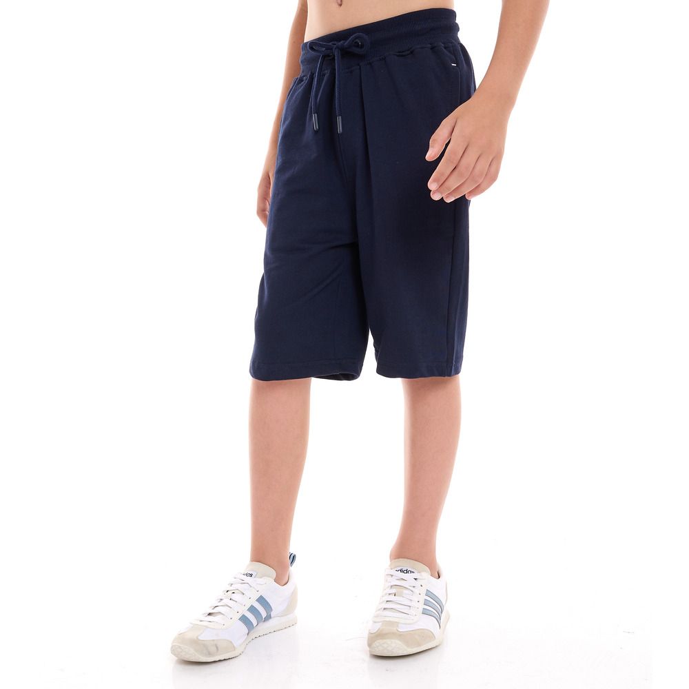 Victor and Jane - 2pc-Set - Boys T-Shirt And Shorts - Off White/Navy