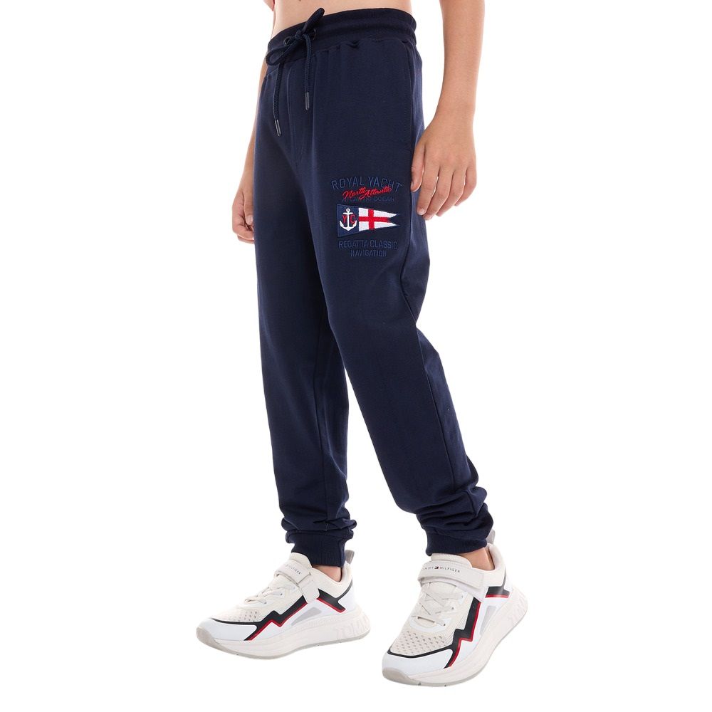 Victor and Jane - 2pc-Set - Boys T-Shirt And Joggers - Red/Navy