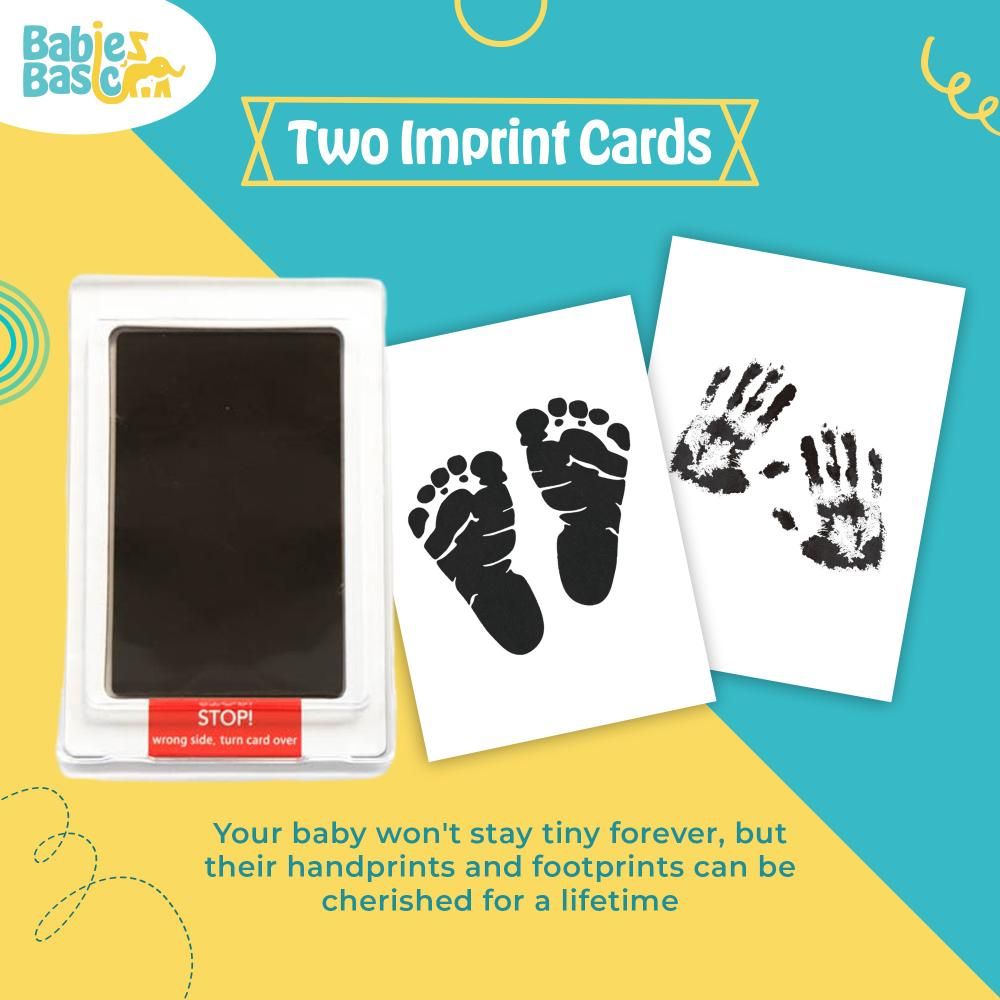 Babies Basic - Clean Fingerprint w/ Two Imprint Cards - 12.5cm - Black