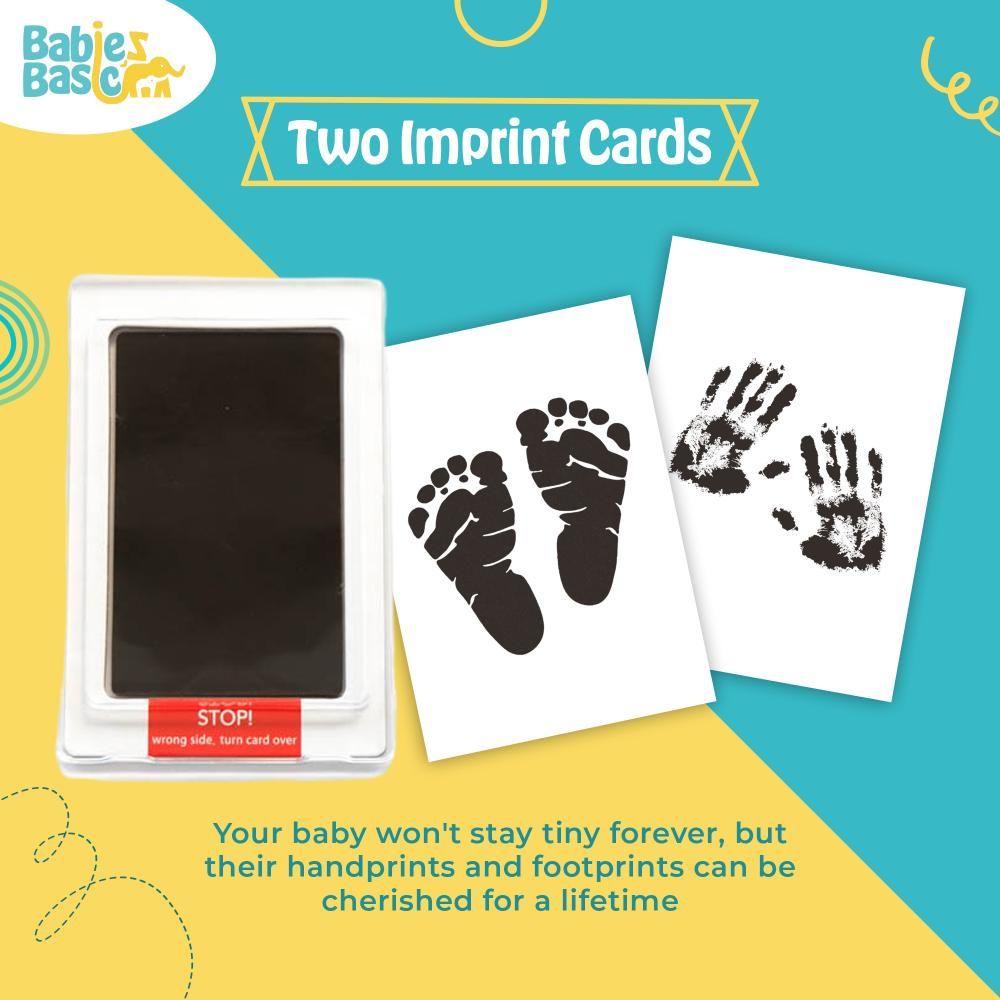 Babies Basic - Clean Fingerprint w/ Two Imprint Cards - 12.5cm - Brown