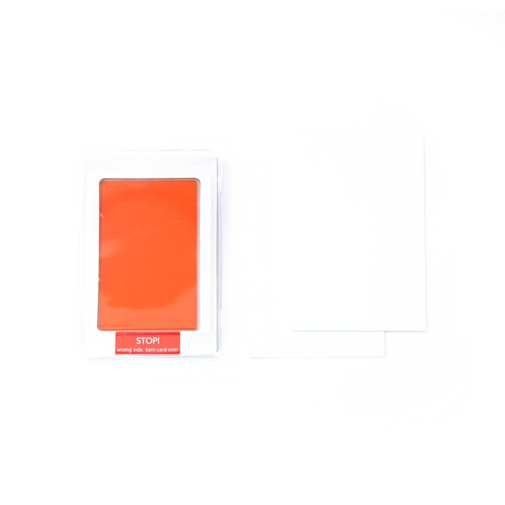 Babies Basic - Clean Fingerprint w/ Two Imprint Cards - 12.5cm - Orange