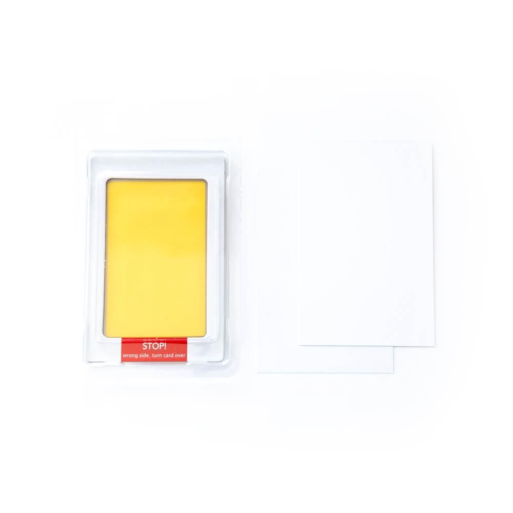 Babies Basic - Clean Fingerprint w/ Two Imprint Cards - 16cm - Yellow