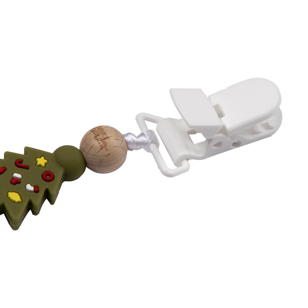 Babies Basic - Customized Pacifier Clip - Christmas Tree