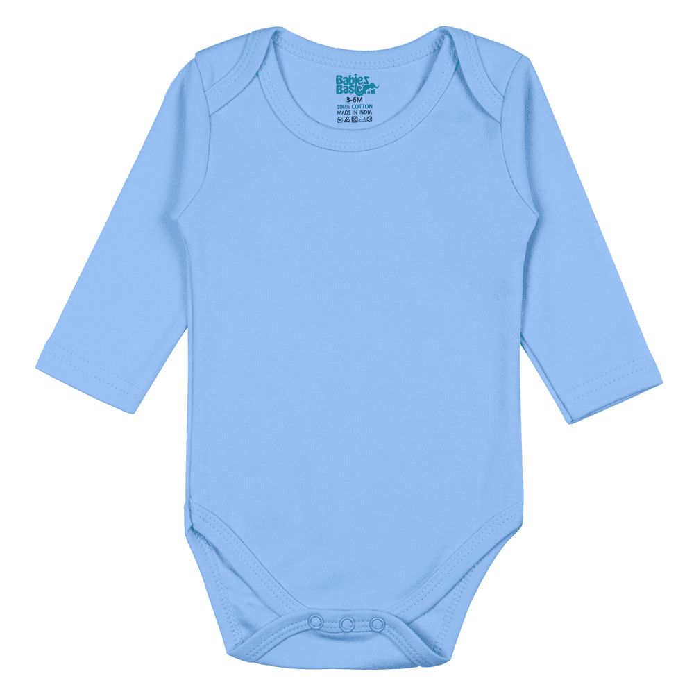 Babies Basic - 4pc-Set - Baby' Long Sleeves Bodysuit - Green/Beige/Blue/Mocha